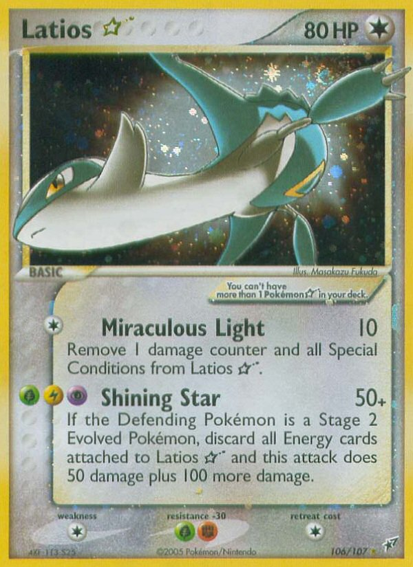 Latios ★ Star (106/107) - Deoxys Pokémon Card