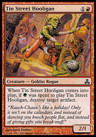 Tin Street Hooligan (Guildpact) Trading Card