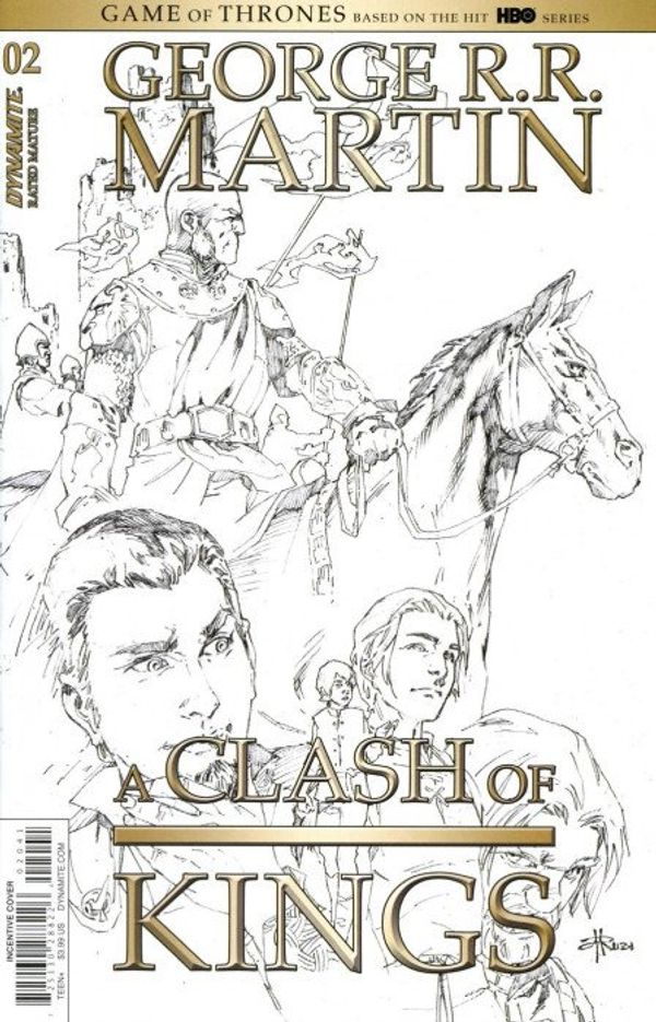 Game of Thrones: A Clash of Kings #2 (20 Copy Rubi B&w Cover)