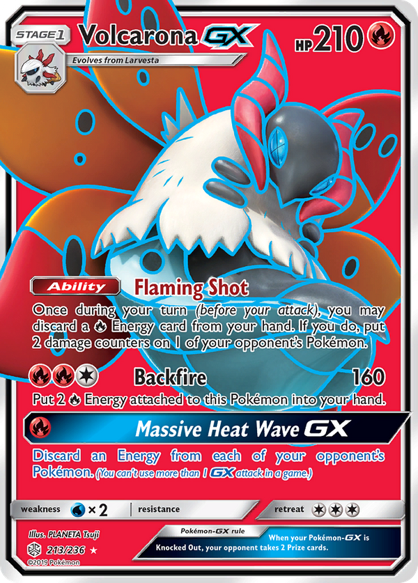 Volcarona GX (213/236) - Cosmic Eclipse