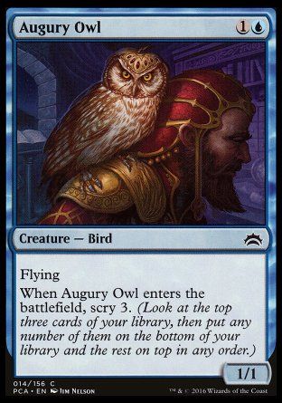 Augury Owl (Planechase Anthology decks) Trading Card