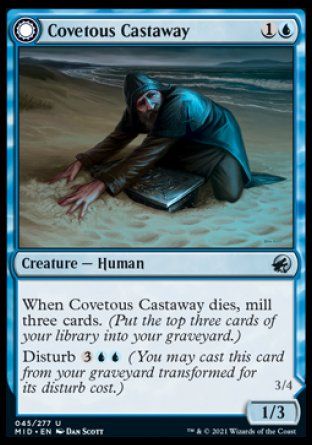 Covetous Castaway (Innistrad: Midnight Hunt) Trading Card