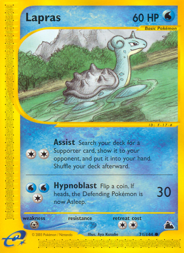 Lapras (71/144) - Skyridge Pokémon Card