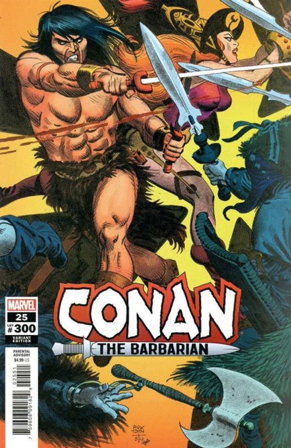 Conan The Barbarian #25 (Toth Hidden Gem Variant)