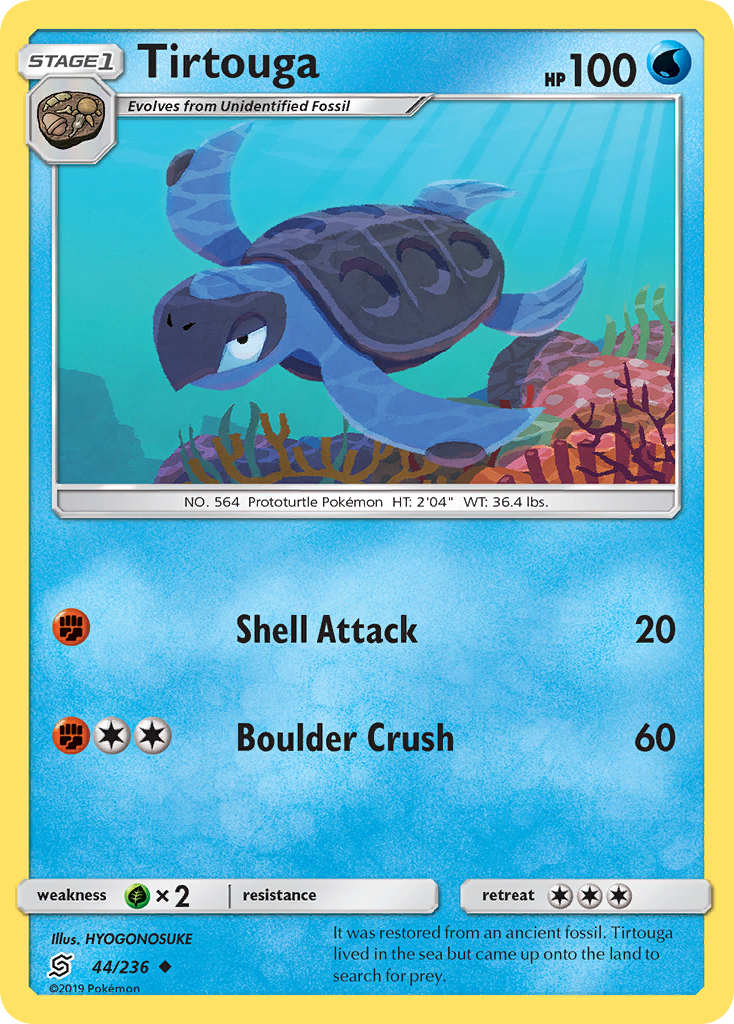 Tirtouga (44/236) - Unified Minds Pokémon Card