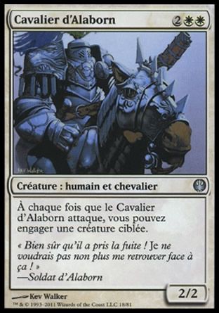 Alaborn Cavalier (Knights vs. Dragons) Trading Card