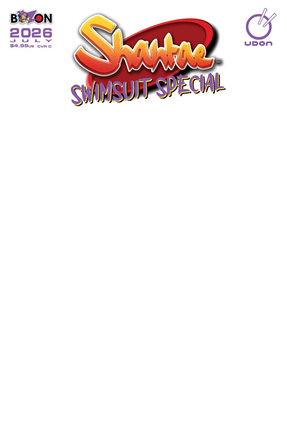 2026 Shantae Swimsuit Special #1 (Cvr C Blank Sketch Variant) Comic