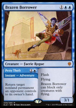 Brazen Borrower (Throne of Eldraine) Trading Card
