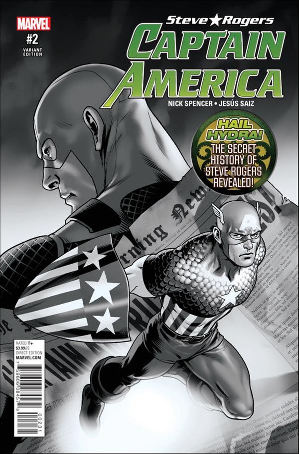 Captain America: Steve Rogers #2 (Sketch Cover)