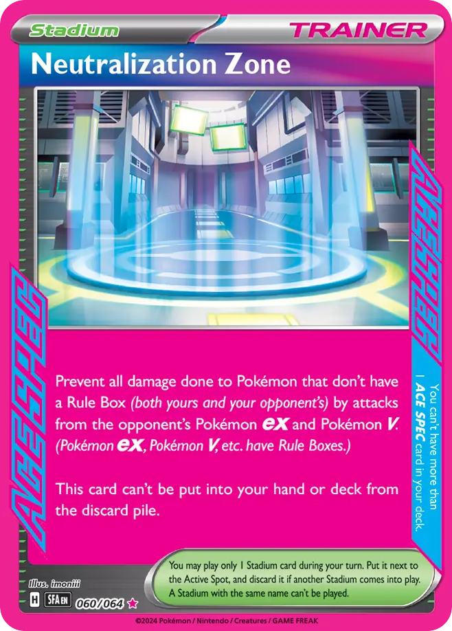 Neutralization Zone (Trainer: Stadium) (60/64) - Shrouded Fable Pokémon Card