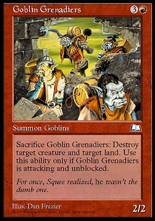 Goblin Grenadiers (Weatherlight) Trading Card