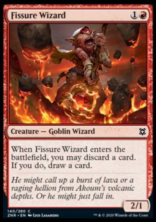 Fissure Wizard (Zendikar Rising) Trading Card