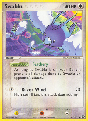 Swablu (67/106) - Emerald (Reverse Holo)