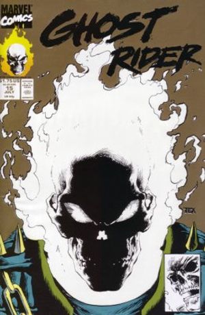 Ghost Rider #15 (Glow-in-the-dark gold ink Variant) (2nd Printing)