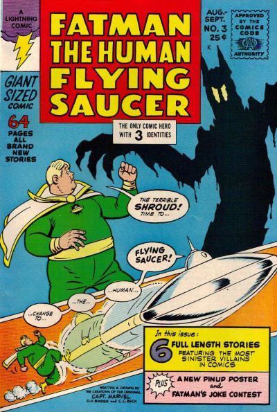 Fatman the Human Flying Saucer #3 Comic