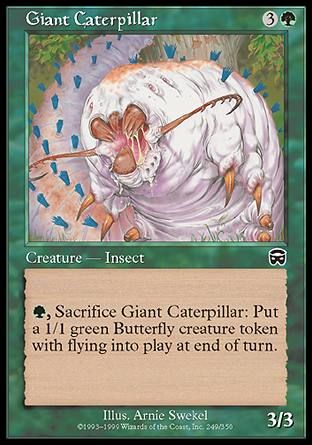 Giant Caterpillar (Mercadian Masques) Trading Card