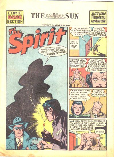 Spirit Section #1/24/1943 Comic