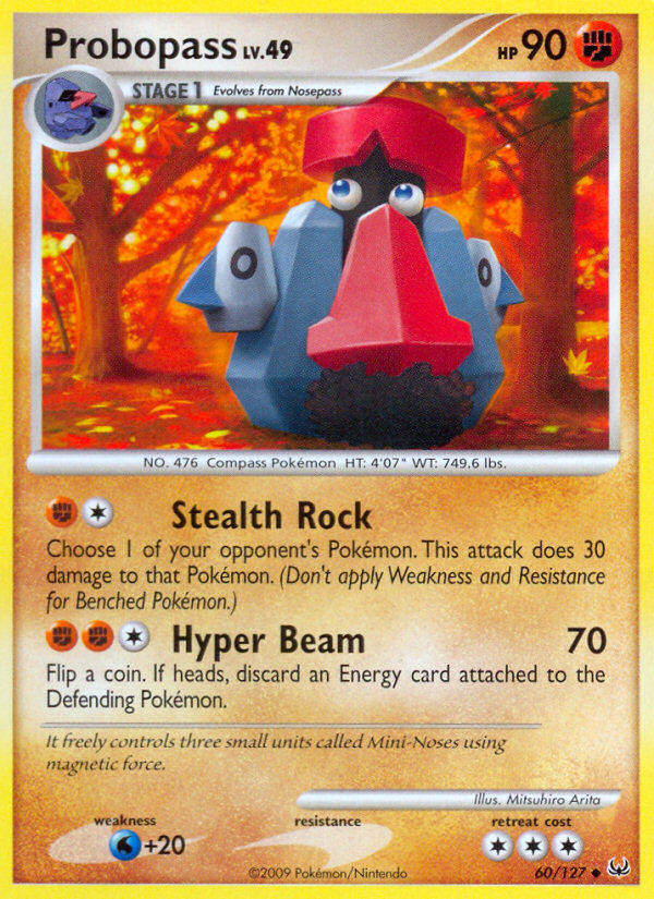 Probopass (60/127) - Platinum Pokémon Card