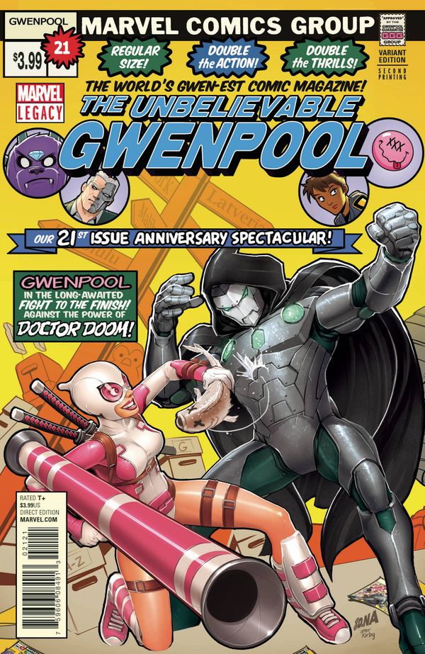 Gwenpool #21 (2nd Printing)