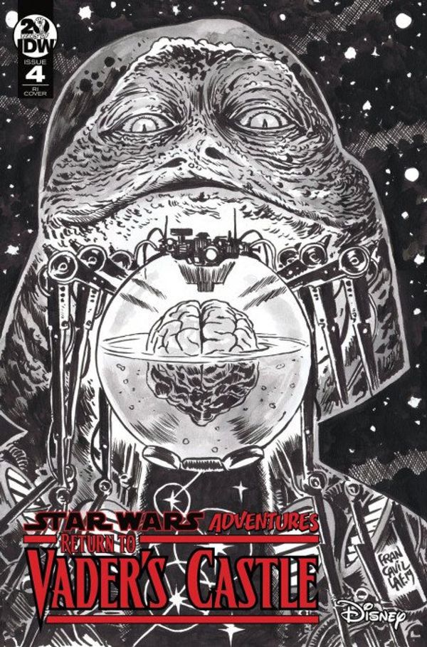 Star Wars Adventures: Return to Vader's Castle #4 (10 Copy Cover B&w Francavilla)