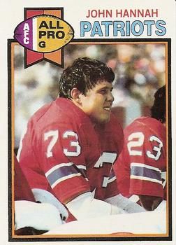 John Hannah 1979 Topps #485 Sports Card