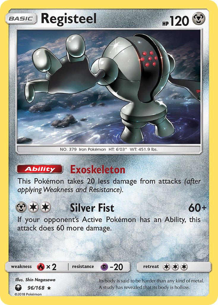 Registeel (96/168) - Celestial Storm Pokémon Card