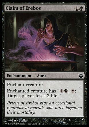 Claim of Erebos (Born of the Gods) Trading Card