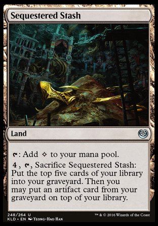 Sequestered Stash (Kaladesh) Trading Card