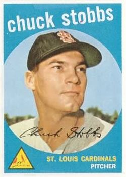 Chuck Stobbs 1959 Topps #26 Sports Card