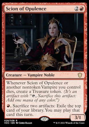 Scion of Opulence (Innistrad Crimson Vow Commander Decks) Trading Card