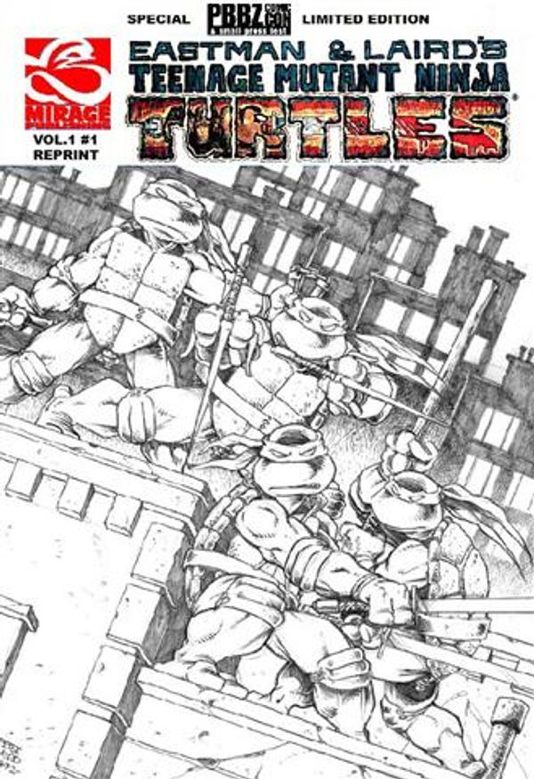 Teenage Mutant Ninja Turtles #1 (Limited Edition PBBZ Sketch Cover)