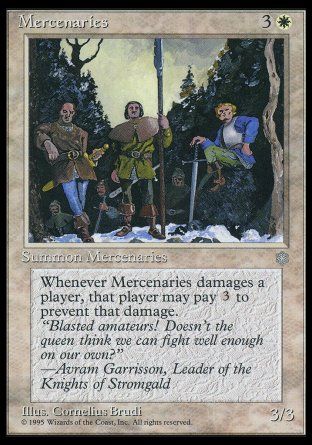 Mercenaries (Ice Age) Trading Card