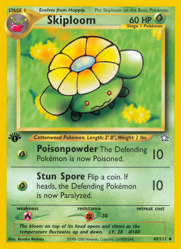 Skiploom (49/111) - Neo Genesis Pokémon Card