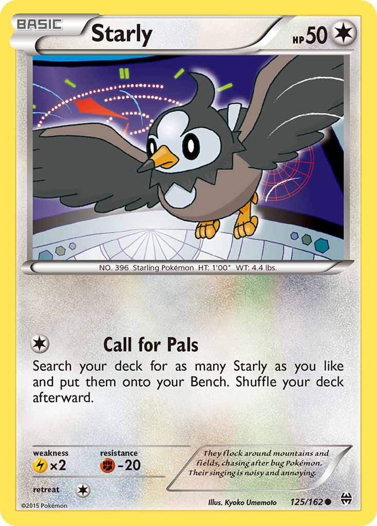 Starly (125/162) - BREAKthrough Pokémon Card