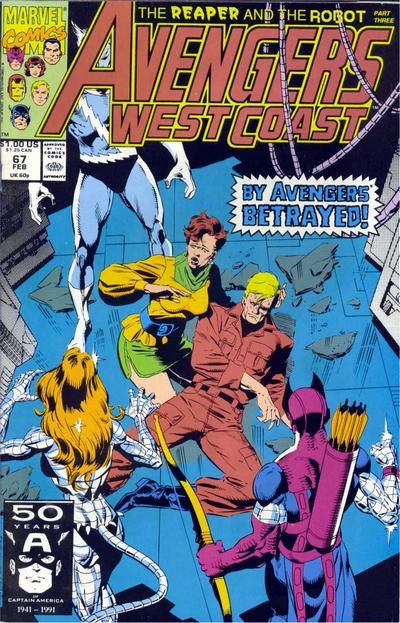 Avengers West Coast #67 Comic