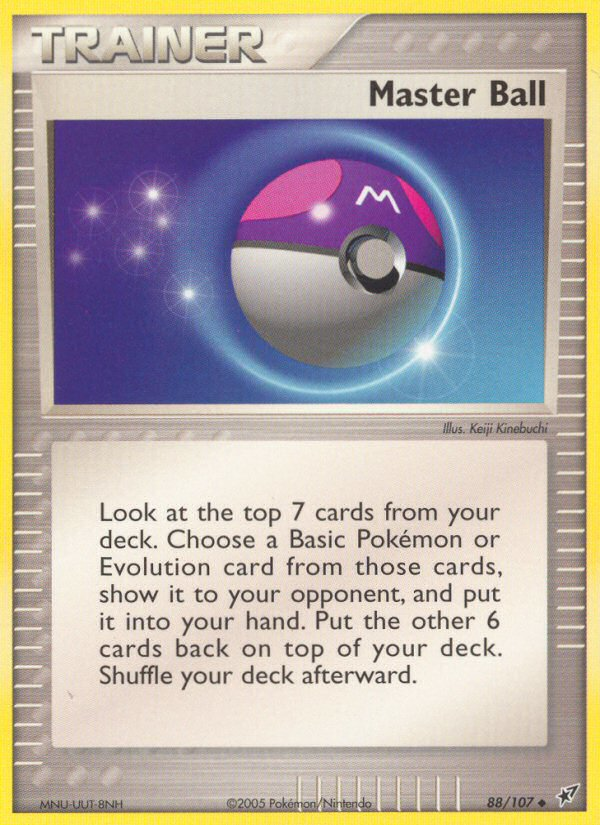 Master Ball (88/107) - Deoxys Pokémon Card