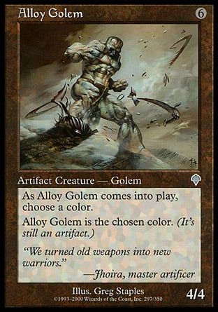 Alloy Golem (Invasion) Trading Card