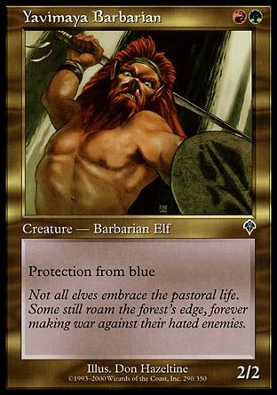 Yavimaya Barbarian (Invasion) Trading Card