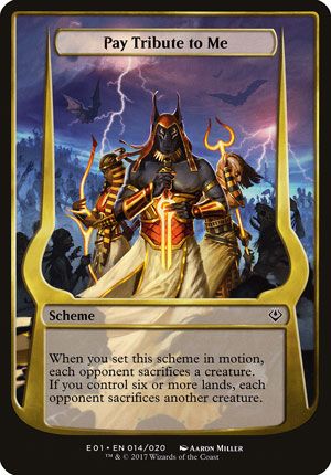 Pay Tribute to Me (Archenemy: Nicol Bolas) Trading Card