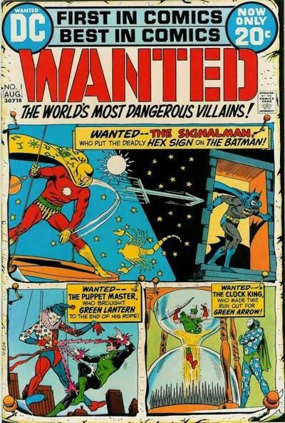Wanted. The World's Most Dangerous Villains #1 Comic