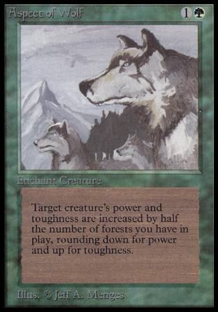 Aspect of Wolf (Beta) Trading Card