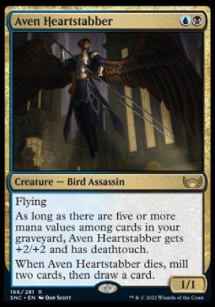 Aven Heartstabber (Streets of New Capenna) Trading Card