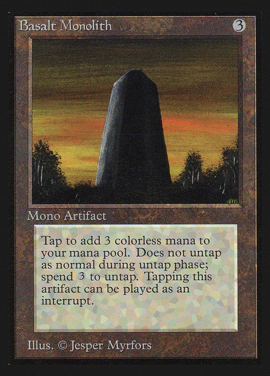 Basalt Monolith (Collector's Edition) Trading Card