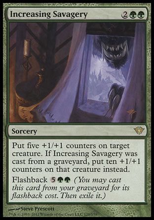 Increasing Savagery (Dark Ascension) Trading Card