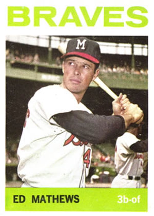 1966 Topps Eddie Mathews