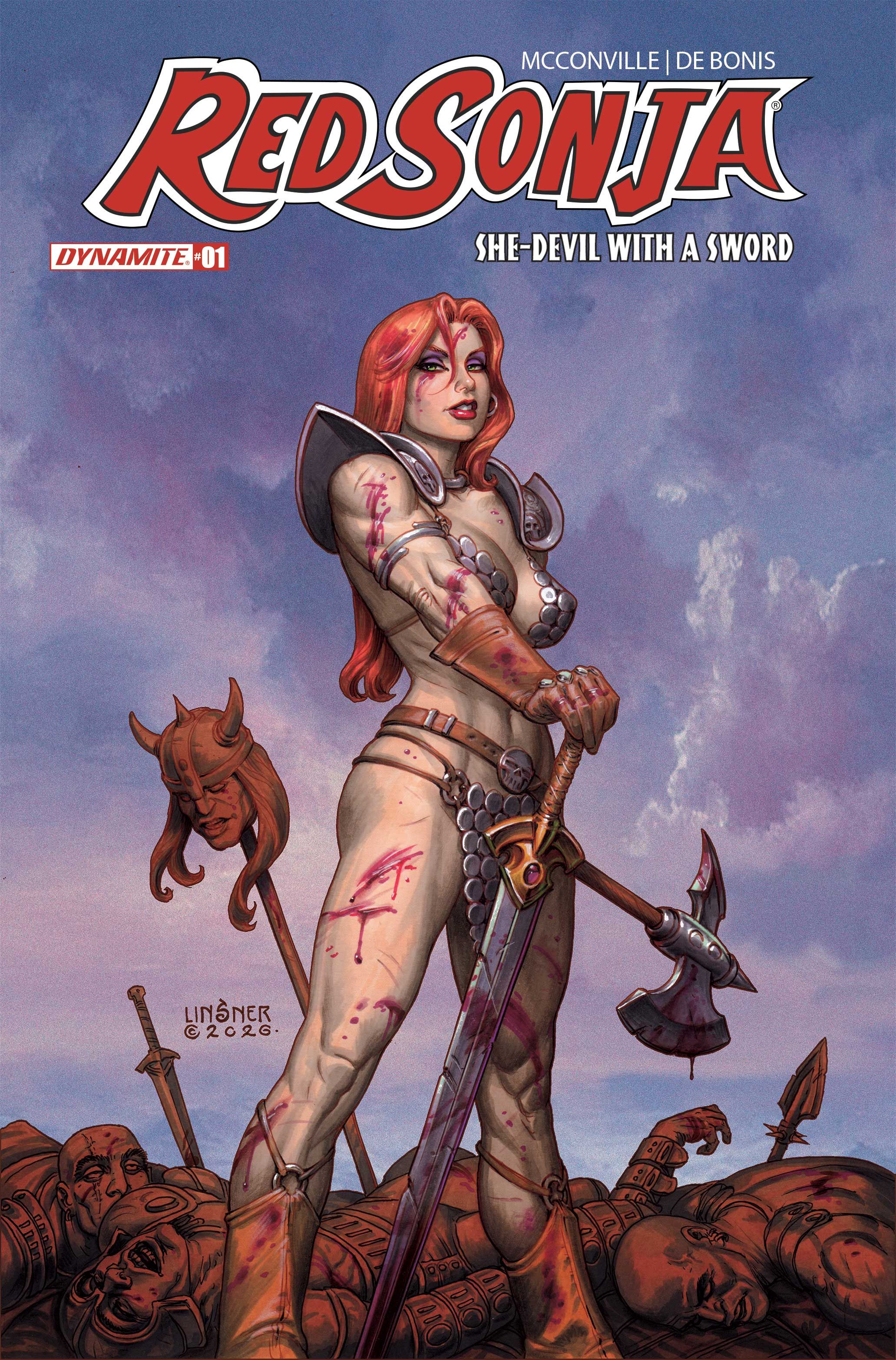 Red Sonja She Devil With A Sword #1 (Cvr C Joseph Michael Linsner Variant) Comic