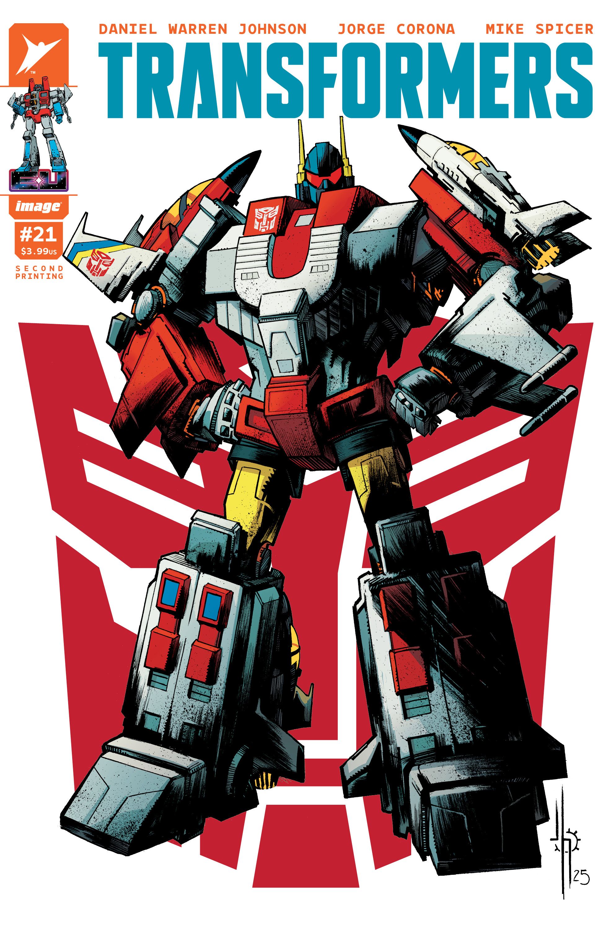 Transformers #21 (2nd Ptg Cvr B Jason Howard Autobot Variant) Comic