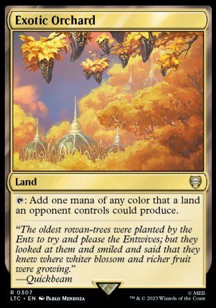 Exotic Orchard (The Lord of the Rings Commander Decks) Trading Card