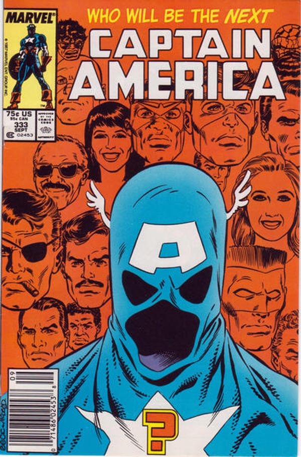 Captain America #333 (Newsstand Edition)
