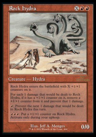 Rock Hydra (Magic 30th Anniversary Edition - Old Frame) Trading Card